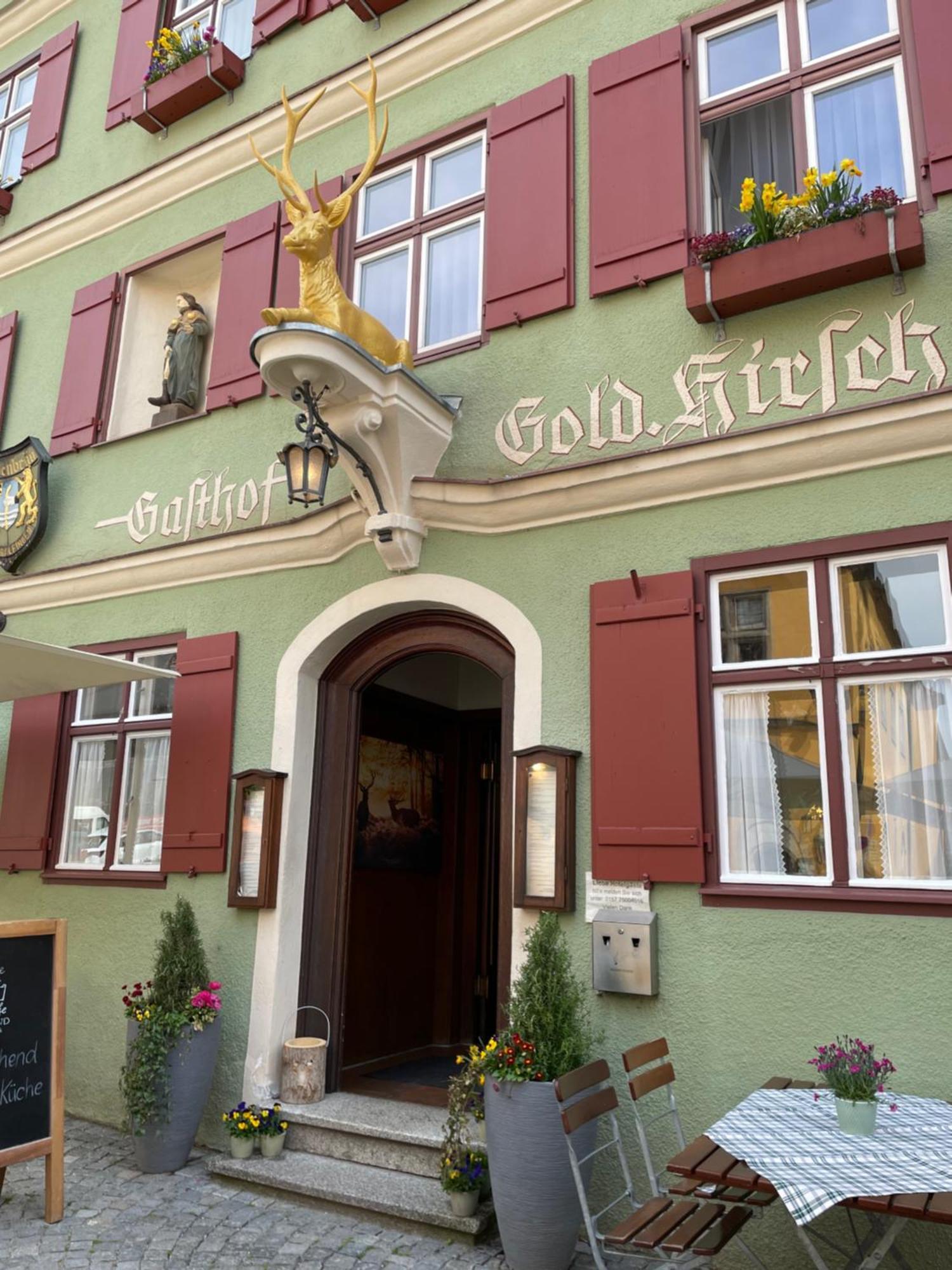 Goldner Hirsch Hotel Dinkelsbühl Exterior foto